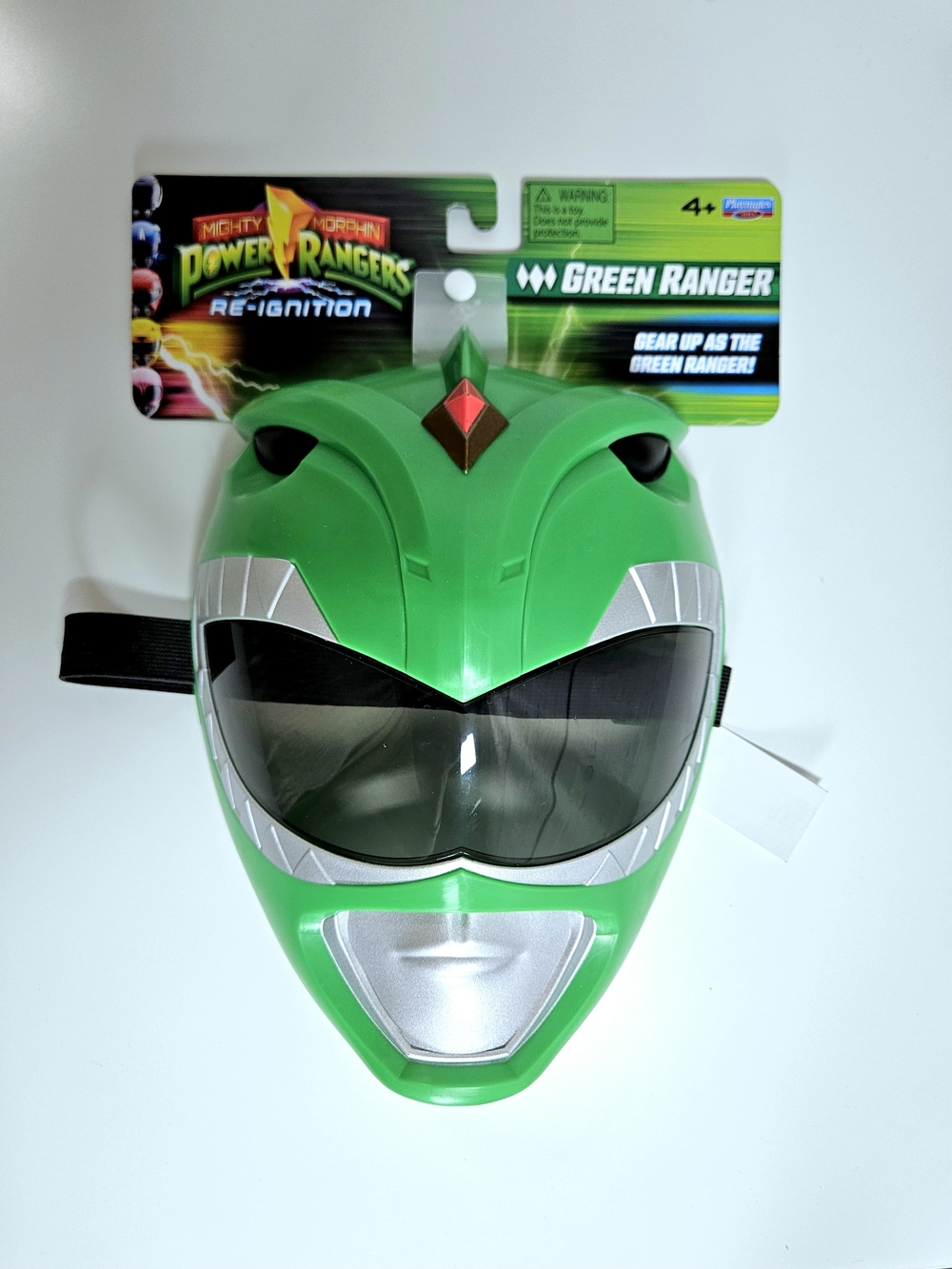Power Ranger Re‑Ignition Green Ranger Roleplay Mask - Green